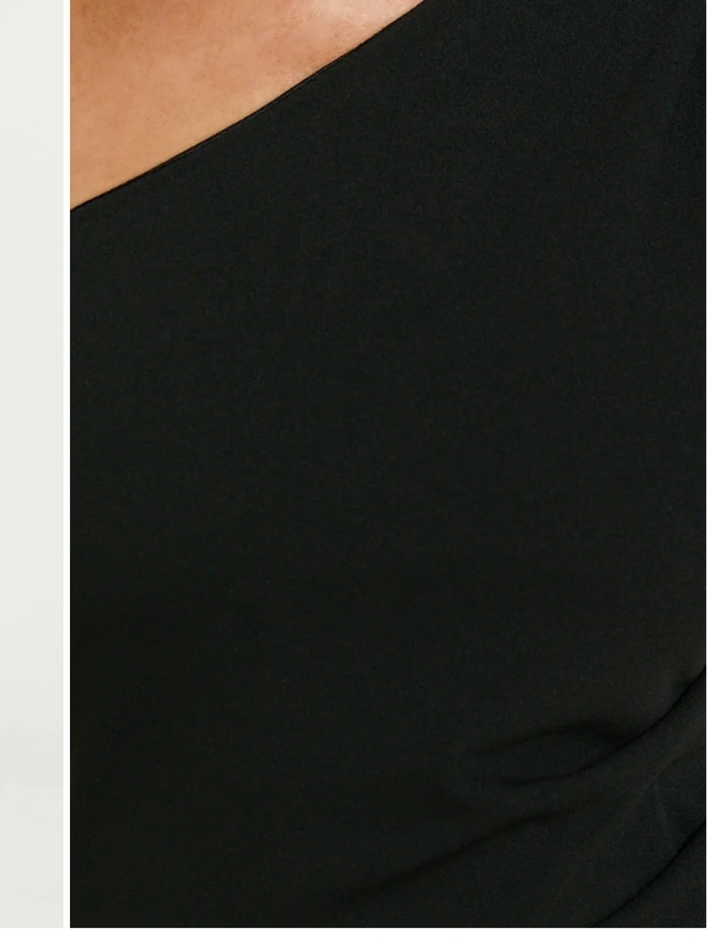 YH & Co Criselda One Shoulder Maxi Dress Black Formal Gown Size 8 NWT - Picture 7 of 15